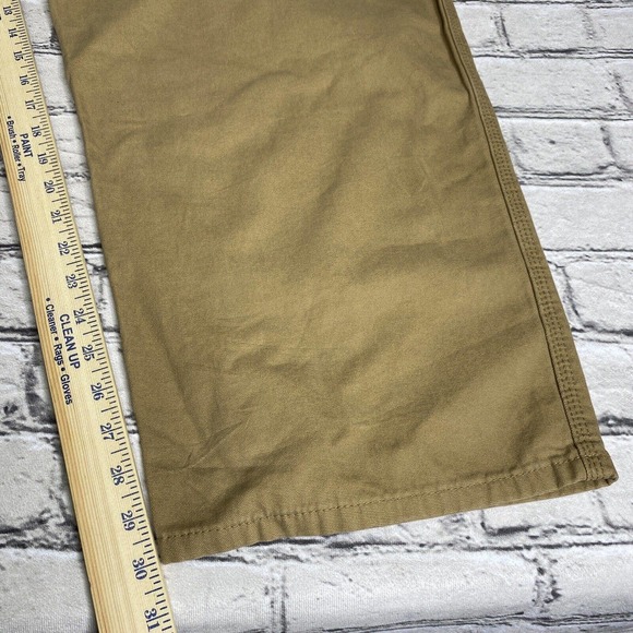Faded Glory Carpenter Canvas Pants 46x30 Mens Brown Size Straight Leg Denim - Picture 4 of 6